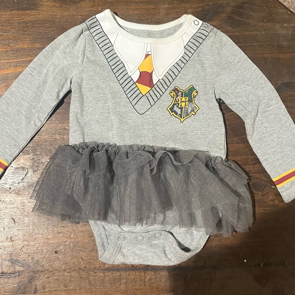 Harry Potter Gray Baby Onesie